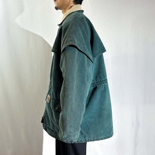 80's～90's "made in USA" Carhartt フロックタイプ ダック ワーク ジャケット