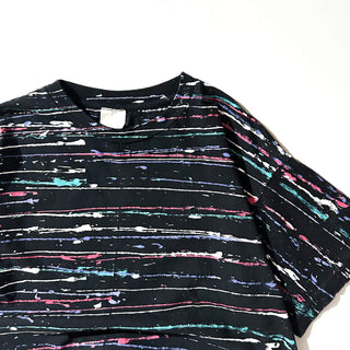 90's ペンキ ボーダー Tシャツ