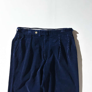 80's Jack Nicklaus GoldenBear ネイビー ２タック コーデュロイ パンツ