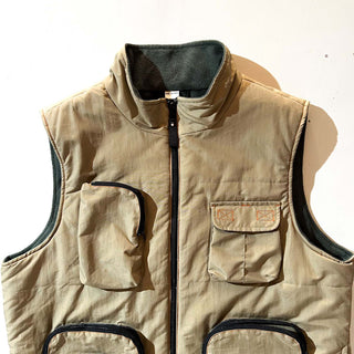 90's～00's CANYON RIVER BLUES 裏フリース ナイロン フィッシング ベスト