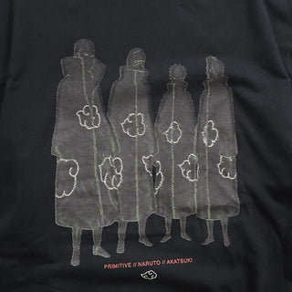 NARUTO "暁 Akatsuki" アニメ プリント Tシャツ