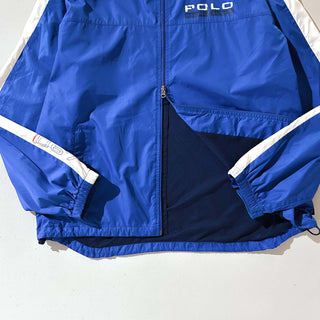 90's polo sport ドローコード ダブルジップ シェルジャケット