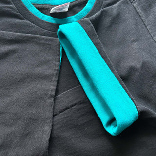 90's "made in USA" FRUIT OF THE LOOM 2トーン 無地 Tシャツ