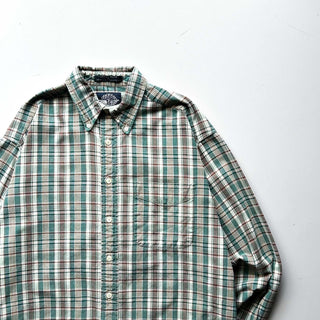 90's DOCKERS チェック ボタンダウン L/Sシャツ