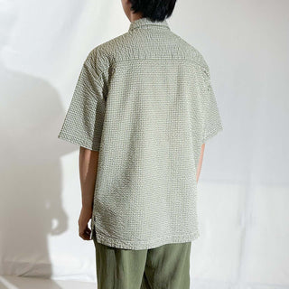 00's DOCKERS チェック シアサッカー ボタンダウン S/Sシャツ