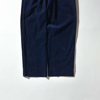 80's Jack Nicklaus GoldenBear ネイビー ２タック コーデュロイ パンツ