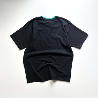 90's "made in USA" FRUIT OF THE LOOM 2トーン 無地 Tシャツ