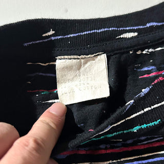 90's ペンキ ボーダー Tシャツ