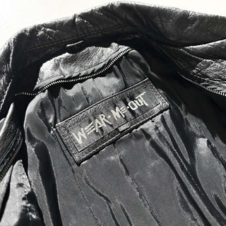 90's～00's WEAR ME OUT キルティング レザー ブルゾン ジャケット