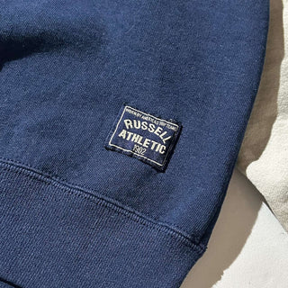 90's "made in USA" Russell 2トーン ハーフジップ スウェット シャツ