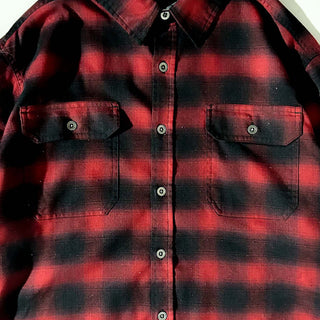 00's SWISS TECH オンブレチェック L/Sシャツ