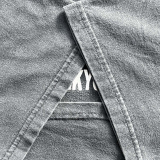 00's HANES "thank you thank you very much" メッセージ 両面プリント Tシャツ