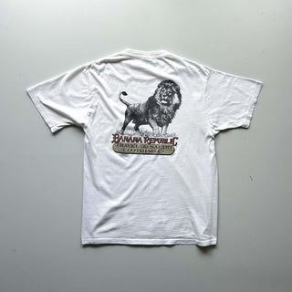 80's BANANA REPUBLIC アニマル 企業 プリント Tシャツ