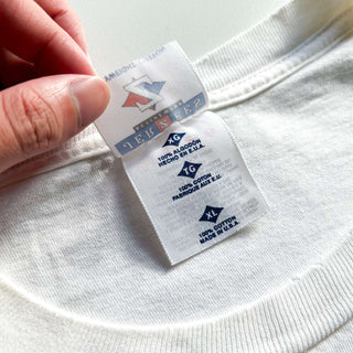 90's～00's JERZEES "HEADS UP!" ボロ ダチョウ アニマル プリント Tシャツ