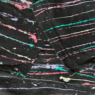 90's ペンキ ボーダー Tシャツ