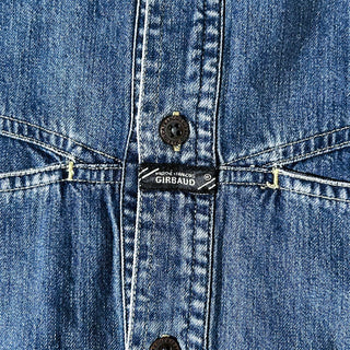 90's Marithé François Girbaud スリットポケット デニム デザイン L/Sシャツ