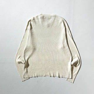 90's～00's PRONTO UOMO シルク×コットン Vネック ニット セーター ニットソー