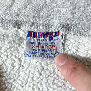90's "made in USA" MVP セパレートポケット ハーフジップ カレッジ スウェット シャツ