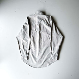 90's OLD GAP グレージュ スナップボタン L/Sシャツ