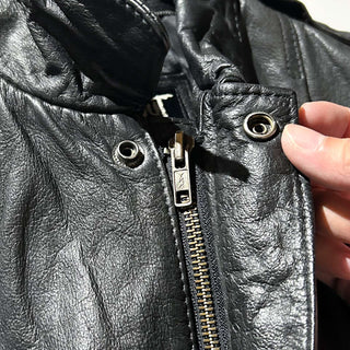 90's～00's WEAR ME OUT キルティング レザー ブルゾン ジャケット