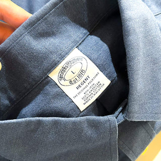 00's Brooks Brothers "Supima Cotton" ネイビー ボタンダウン L/Sシャツ