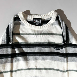 90's～00's "dead stock" SOUTH POLE ボーダー ニット セーター