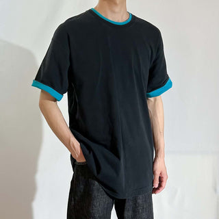 90's "made in USA" FRUIT OF THE LOOM 2トーン 無地 Tシャツ