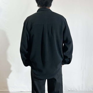 90's～00's j.ferrar ヘビーシルク デザイン レギュラーカラー L/Sシャツ