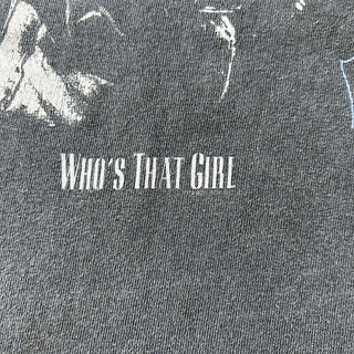 00's MYDYER.COM "WHO'S THAT GIRL" マドンナ プリント Tシャツ