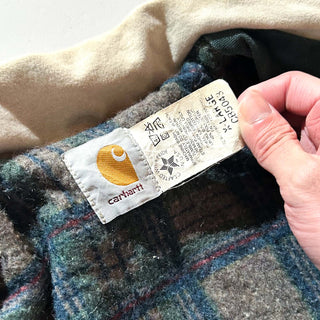 80's～90's "made in USA" Carhartt フロックタイプ ダック ワーク ジャケット