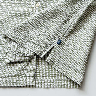 00's DOCKERS チェック シアサッカー ボタンダウン S/Sシャツ