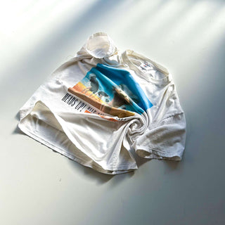 90's～00's JERZEES "HEADS UP!" ボロ ダチョウ アニマル プリント Tシャツ