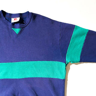 80's Russell 2トーン スウェット シャツ