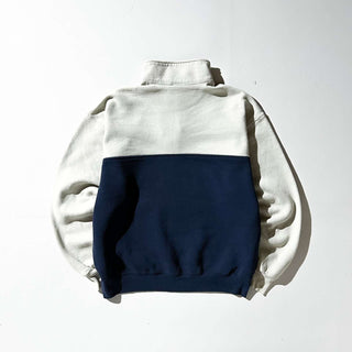 90's "made in USA" Russell 2トーン ハーフジップ スウェット シャツ