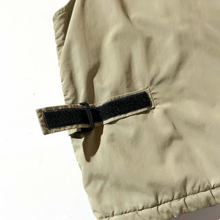 00's OLDNAVY カーキ 裏フリース オーバーサイズ シェル ベスト