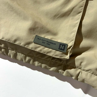 00's OLDNAVY カーキ 裏フリース オーバーサイズ シェル ベスト