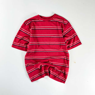 00's Puritan マルチボーダー Tシャツ(レッド)