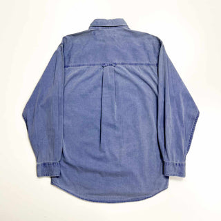 90's～ Eddie Bauer "rufton twill" ガチャポケ L/Sシャツ