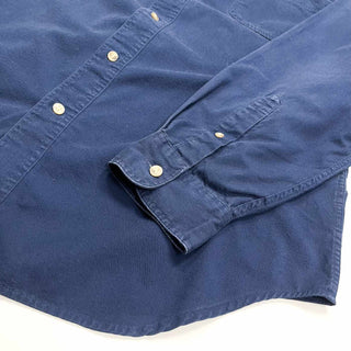 90's～ Eddie Bauer ボタンダウン L/Sシャツ
