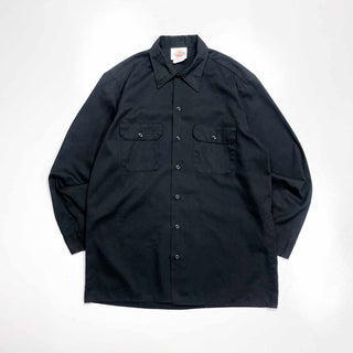 90's～ "made in USA" DICKIES ダブルポケット ワーク L/Sシャツ