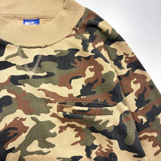 90's ACTIVE JOE ウッドランドカモ 3ポケット スウェット シャツ