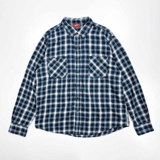 00's ARIZONA JEAN CO. シャドーチェック ライトネル L/Sシャツ