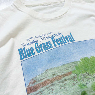 90's "Blue Grass Festival" グラフィック プリント Tシャツ