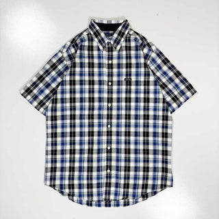 90's CHAPS RALPH LAUREN コットン B.D. チェック S/S シャツ
