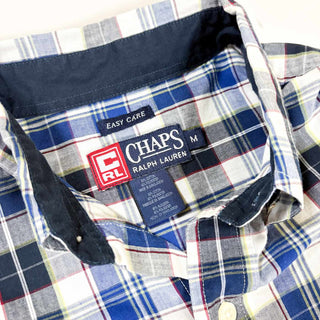 90's CHAPS RALPH LAUREN コットン B.D. チェック S/S シャツ