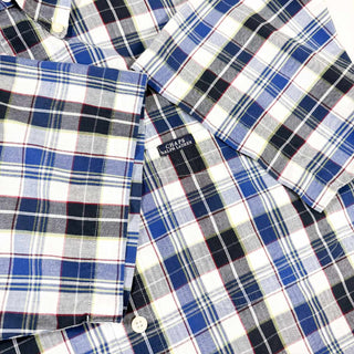 90's CHAPS RALPH LAUREN コットン B.D. チェック S/S シャツ