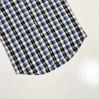 90's CHAPS RALPH LAUREN コットン B.D. チェック S/S シャツ