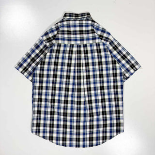 90's CHAPS RALPH LAUREN コットン B.D. チェック S/S シャツ