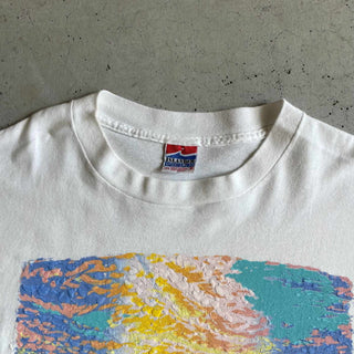 90's ISLANDER "CHICAGO" 発砲 アートプリント Tシャツ (コピー)