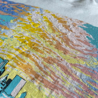 90's ISLANDER "CHICAGO" 発砲 アートプリント Tシャツ (コピー)